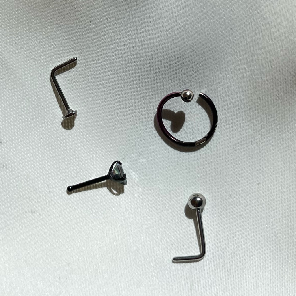 4 Nose Rings